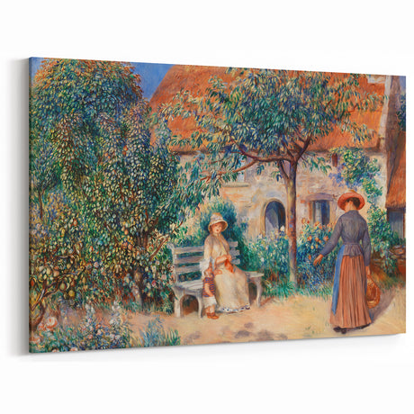 Impressionist Garden Scene - In Brittany by Pierre-Auguste Renoir Print