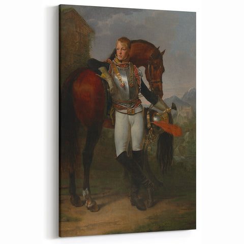Neoclassical Art Prints: Portrait of Second Lieutenant Charles Legrand