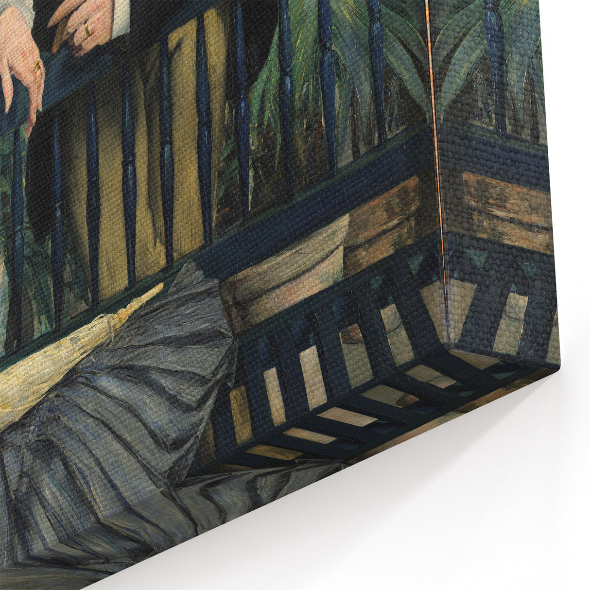 Impressionist Portrait - In the Conservatory by Édouard Manet Print