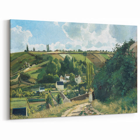 Impressionist Landscape - Jalais Hill, Pontoise by Camille Pissarro Print