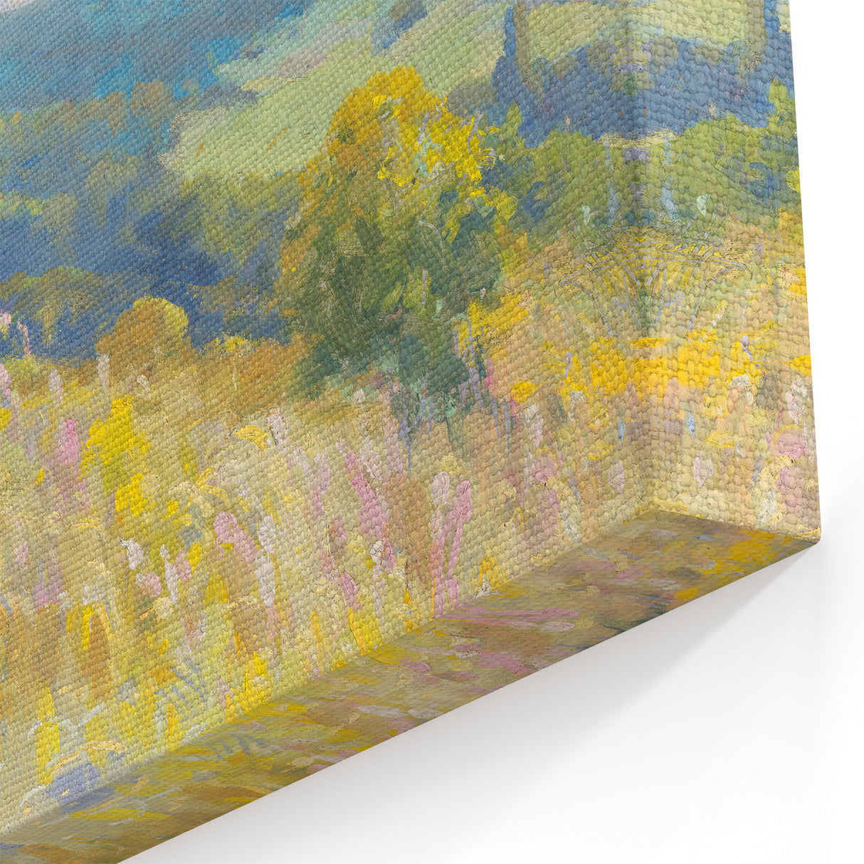 Impressionist Landscape - Rolling Hills by Lajos Csordák Print