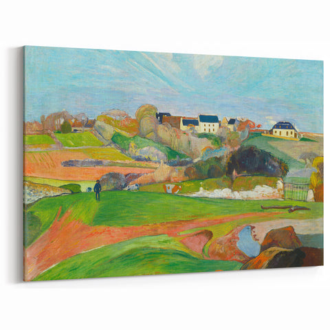 Impressionist Landscape - Le Pouldu by Paul Gauguin Print