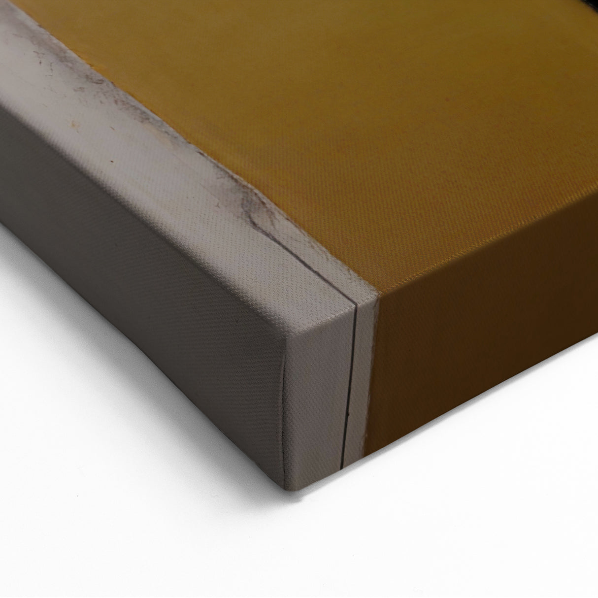Contemporary Geometric Canvas - Gold, Black, and Gray Abstract Design