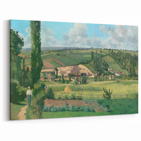 Impressionist Landscape - Les Pâtis, Pontoise by Camille Pissarro Print
