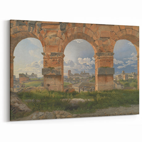 Neoclassical Landscape Art Print - Colosseum View by Eckersberg