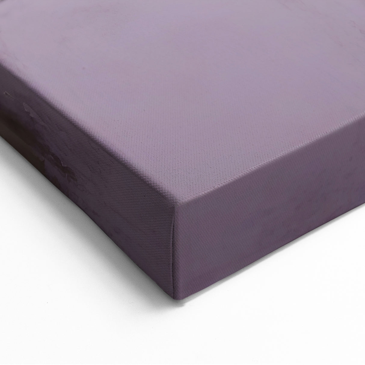 Minimalist Geometric Canvas - Purple and Silver Abstract Art Design