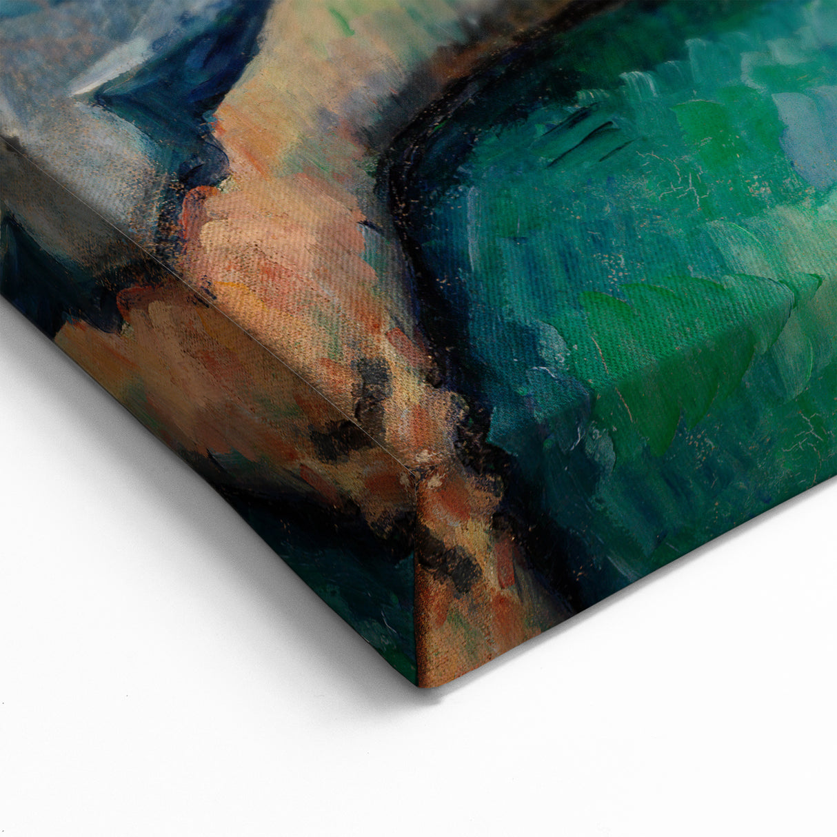 Impressionist Leda and the Swan Wall Art - Cézanne’s Mythical Scene Print