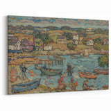 Impressionist Harbor Scene Wall Art - Prendergast's Marblehead Harbor Print