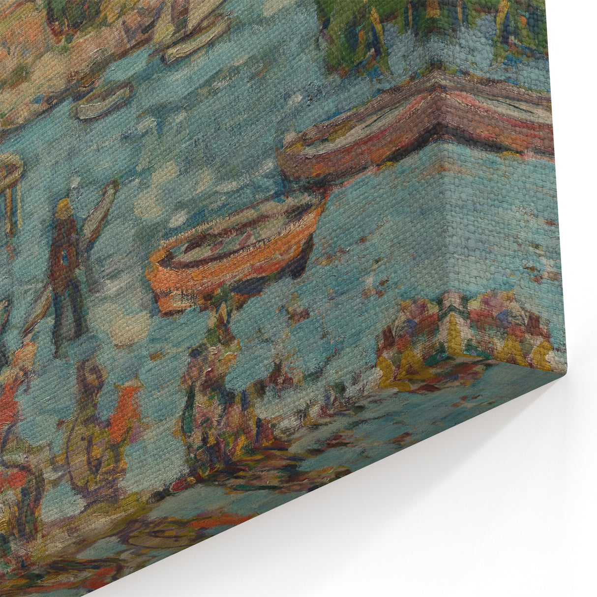 Impressionist Harbor Scene Wall Art - Prendergast's Marblehead Harbor Print