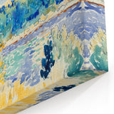 Impressionist Coastal Landscape Wall Art - Cross’ Mediterranean Scene Print