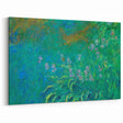 Impressionist Garden Wall Art - Monet’s Vibrant Irises Floral Print