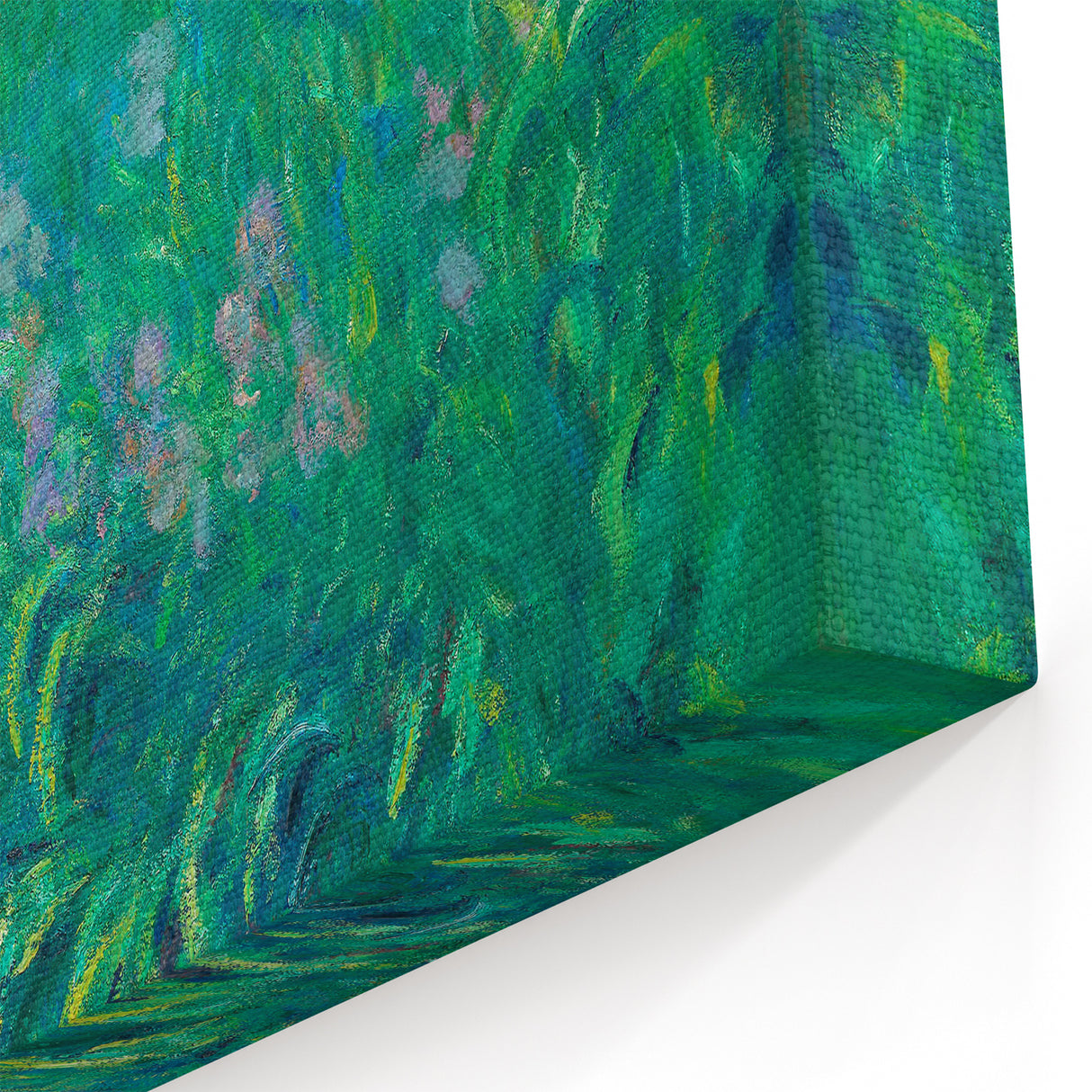 Impressionist Garden Wall Art - Monet’s Vibrant Irises Floral Print