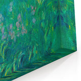 Impressionist Garden Wall Art - Monet’s Vibrant Irises Floral Print