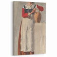 Impressionist Portrait Wall Art - Degas' Italian Woman with Water Jug Print