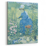 Impressionist Wall Art - Jeanne Gonzales Painting in the Garden Print