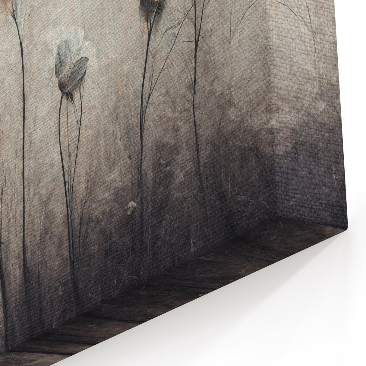 Modern Floral Wall Decor - Tranquil Blossom Canvas Art