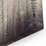 Modern Floral Abstract - Serene White Bloom Canvas Art