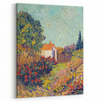 Colorful Impressionist Landscape - Van Gogh’s Garden Scene Wall Art Print
