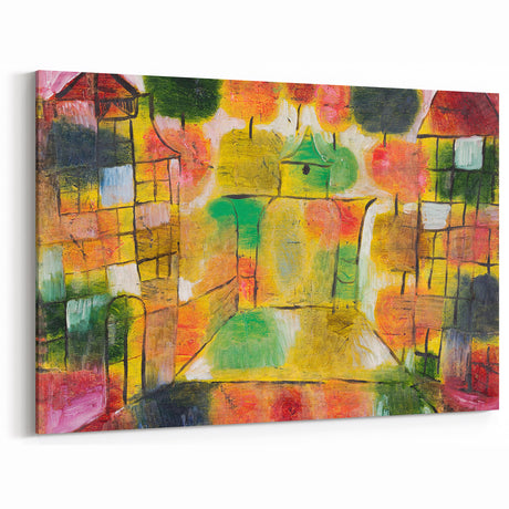 Abstract Modern Art with Nature and Architecture - Trendy Wall Decor