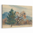 Autumn Forest Modern Art Print - Nature-Inspired Contemporary Decor