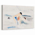Abstract Water Scene Modern Art - Serene Minimalist Wall Decor