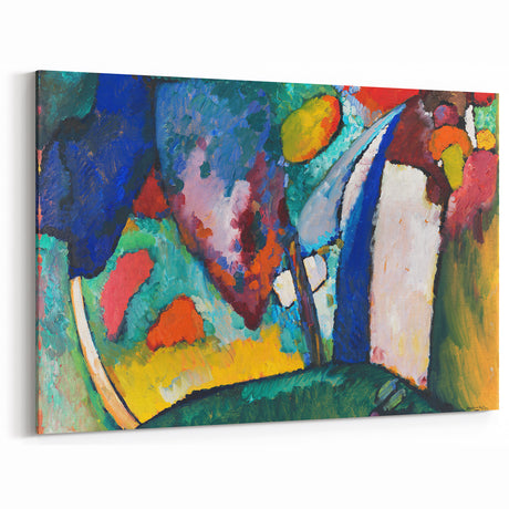 Colorful Abstract Waterfall Art - Vibrant Modern Wall Decor Print