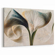 Modern Floral Abstract - Elegant Calla Lily Canvas Art