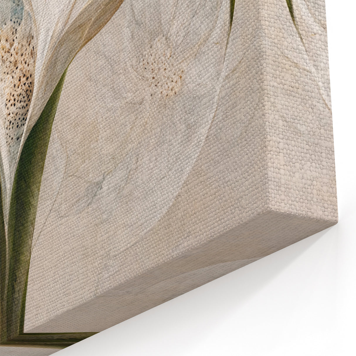 Modern Floral Abstract - Elegant Calla Lily Canvas Art