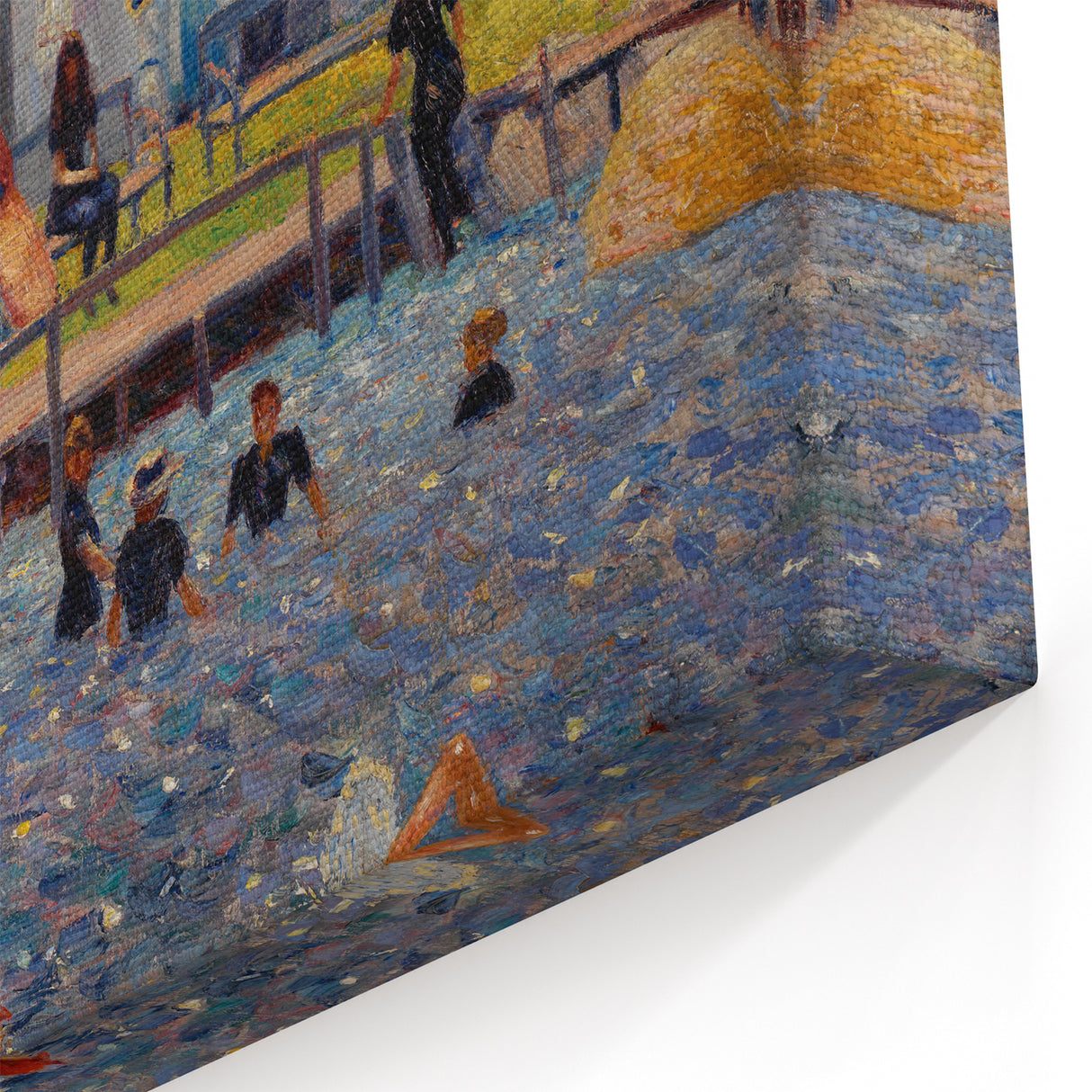 Modern Wall Art - The Bathing Hour by William Glackens - Coastal Scene Decor