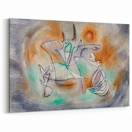 Modern Wall Art - Howling Dog by Paul Klee - Abstract Expressionist Decor