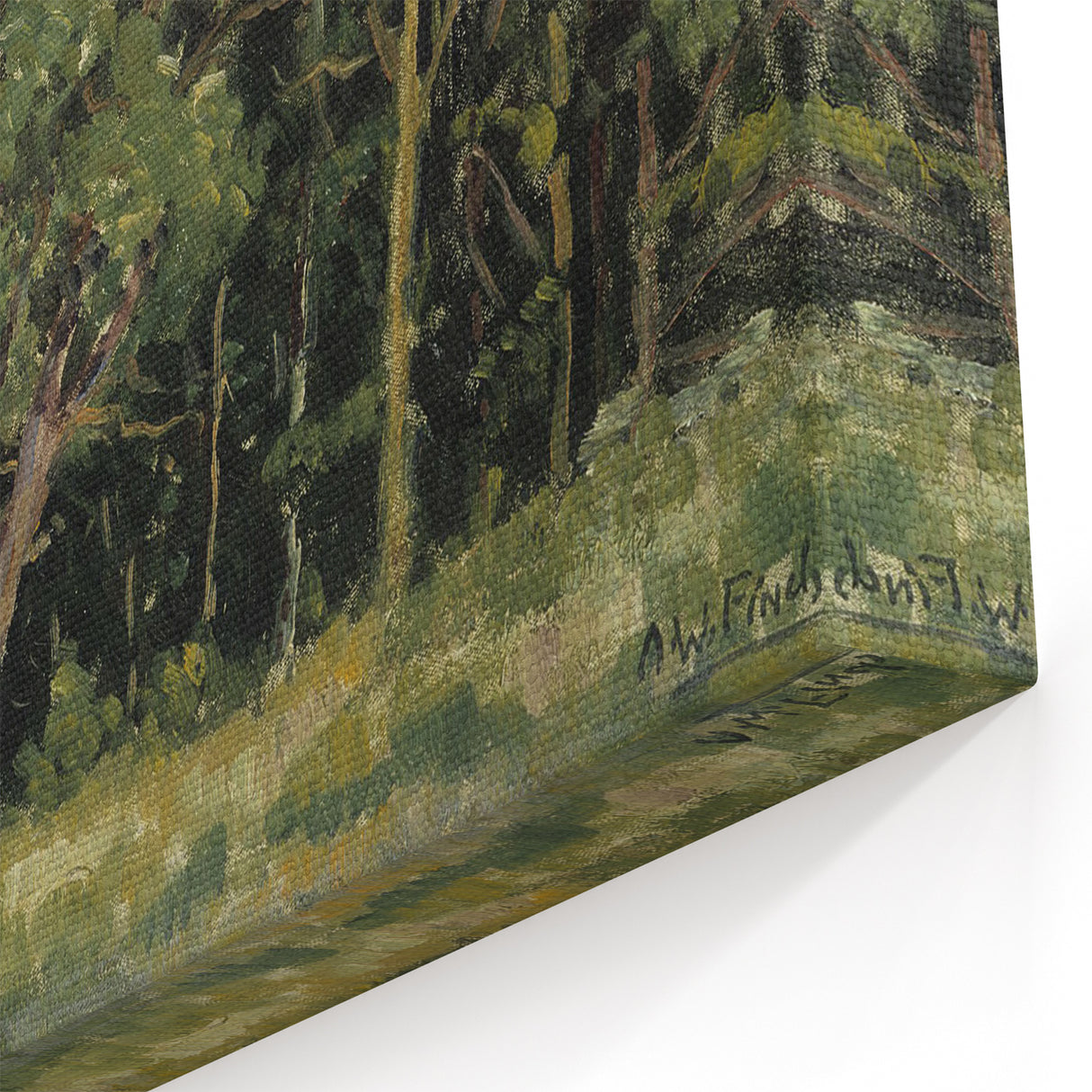 Modern Wall Art - Wood by Alfred William Finch - Lush Forest Decor
