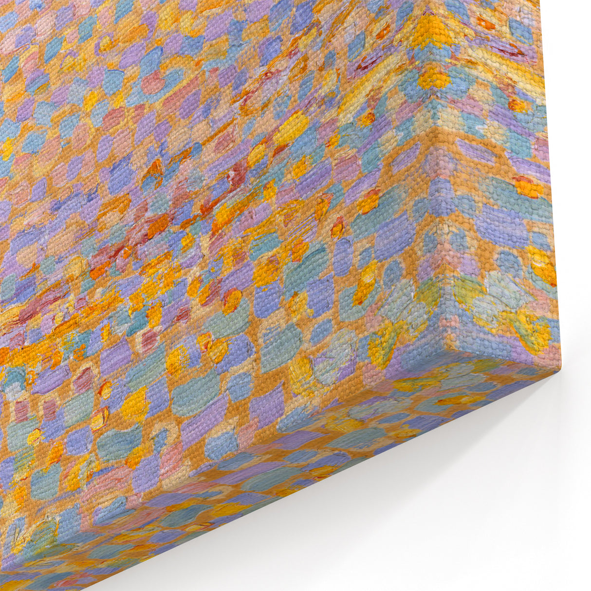 Modern Wall Art - Dune III by Piet Mondrian - Pastel Pointillist Decor