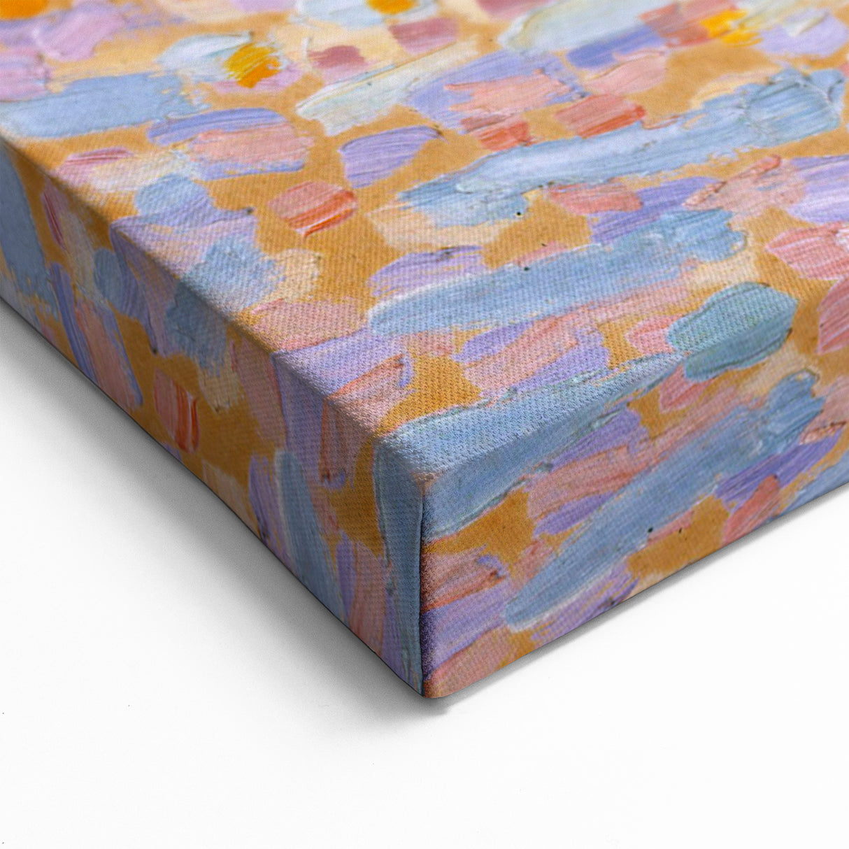 Modern Wall Art - Dune III by Piet Mondrian - Pastel Pointillist Decor