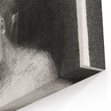 Modern Wall Art - The Fallen Angel by Odilon Redon - Mystical Black & White Decor