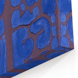 Abstract Modern Art in Rich Blues - Unique Contemporary Wall Decor