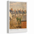 Pissarro Wall Art - Original Camille Pissarro Inspired Village Scene Canvas