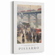Impressionist Prints - Camille Pissarro Train Station Cityscape Wall Art
