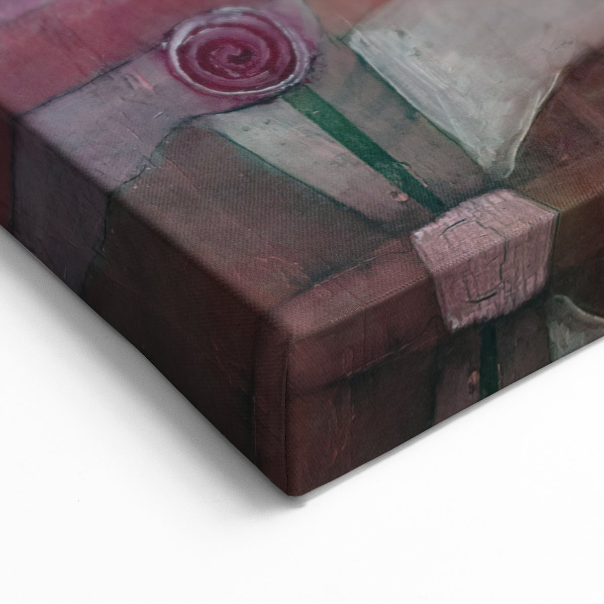 Abstract Garden Wall Art - "Rose Garden" by Paul Klee in Rich Tones
