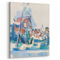 Modern Wall Art: Abstract Church Scene – Contemporary Minimalist Decor