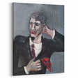 Modern Wall Art: Textured Self-Portrait – Contemporary Bold Decor Piece