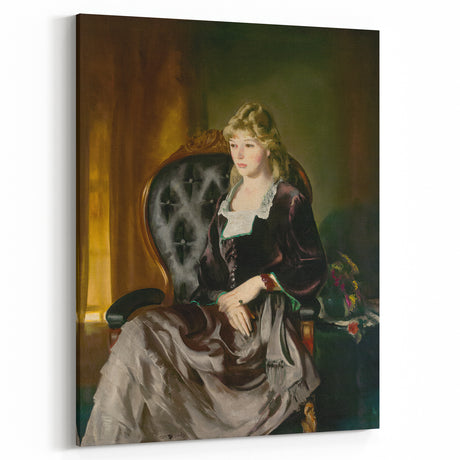 Modern Wall Art: Classic Portrait in Rich Tones – Elegant Contemporary Decor