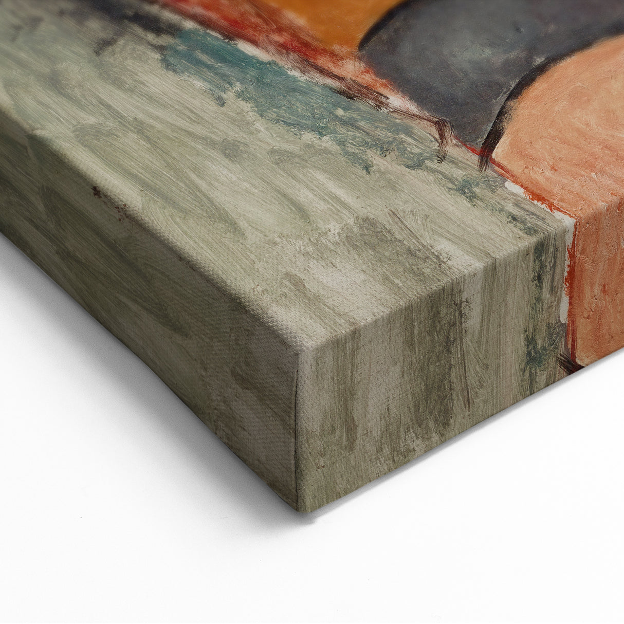 Modern Wall Art: Modigliani's Boy in Earthy Tones – Timeless Portrait Decor