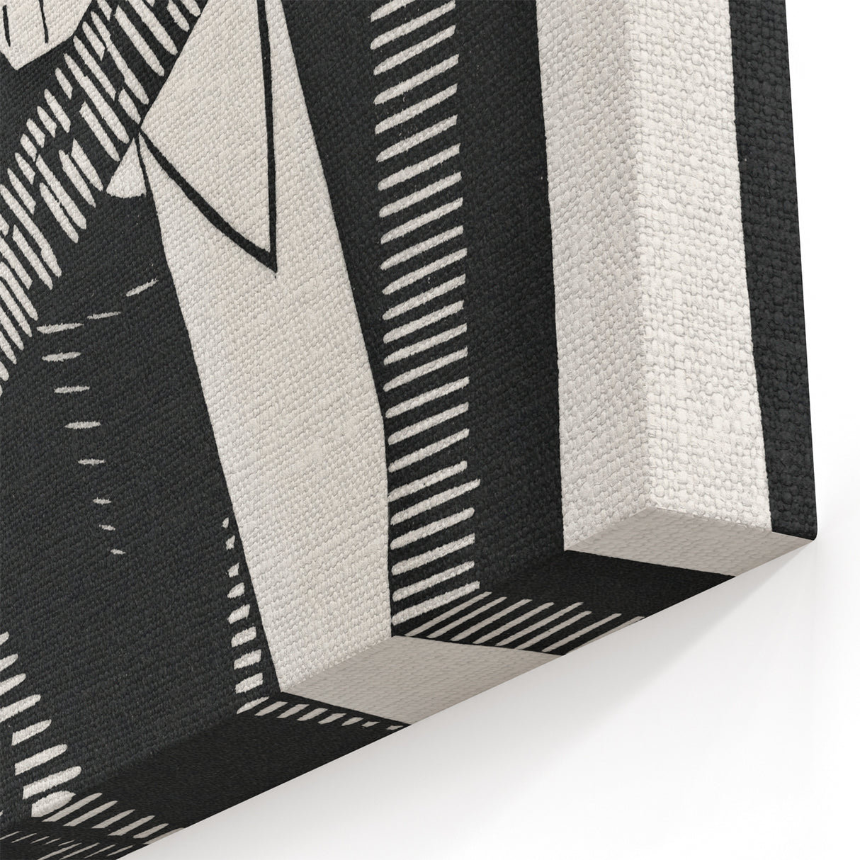 Modern Wall Art: Black & White Parakeet Illustration – Minimalist Bird Decor