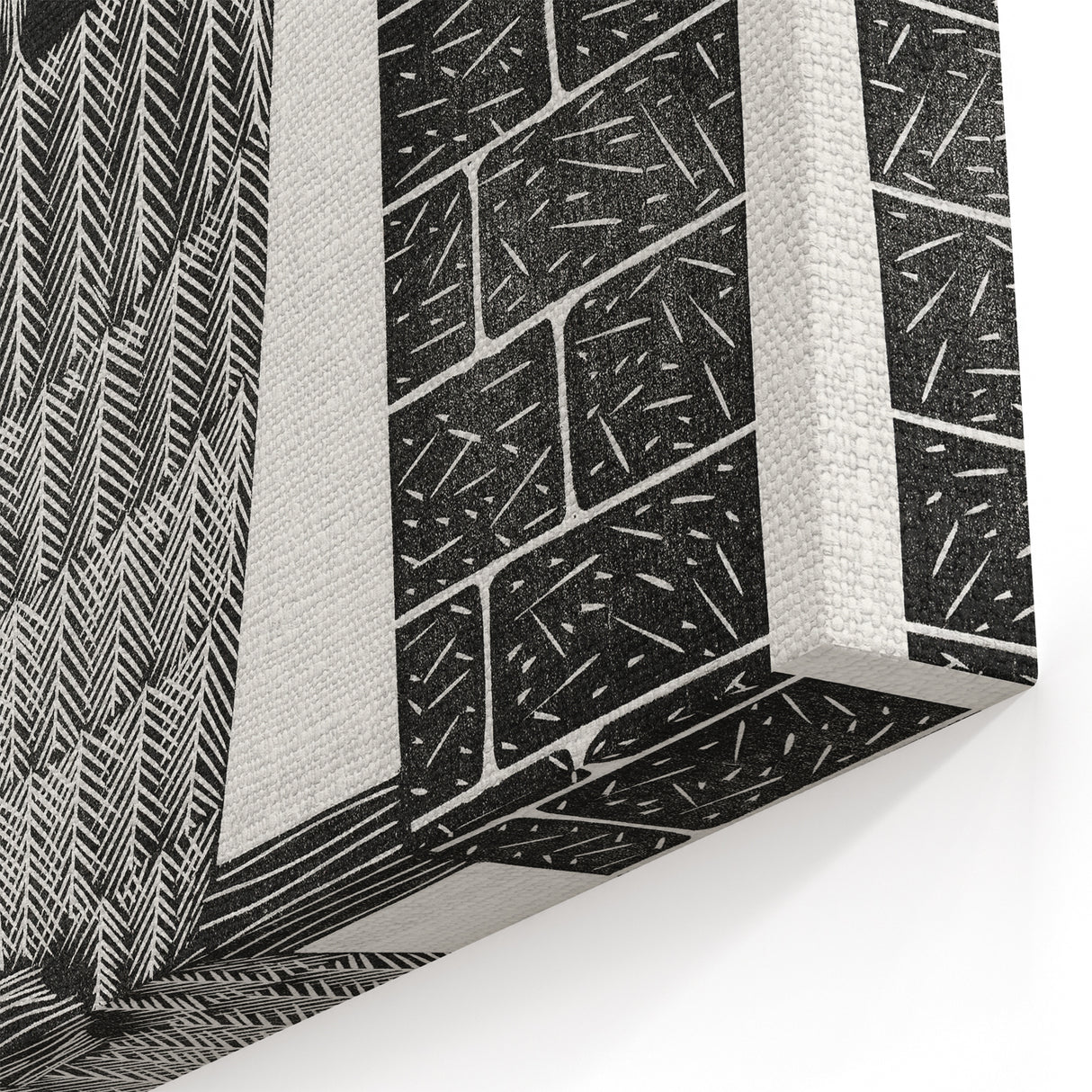 Modern Wall Art: Bold Owl Illustration in Black & White – Minimalist Decor