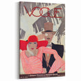 Vintage Vogue Wall Art - 1928 Stylish Couple Illustration Print