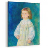 Impressionist Portrait - Lucie Berard in White by Renoir Wall Art