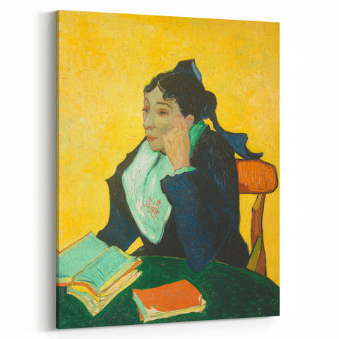 Impressionist Portrait - Madame Ginoux by Van Gogh Wall Art Print