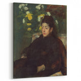 Impressionist Portrait - Mademoiselle Malo by Degas Wall Art Print