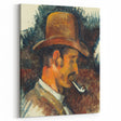 Impressionist Portrait - Man with Pipe by Cézanne Wall Art Print