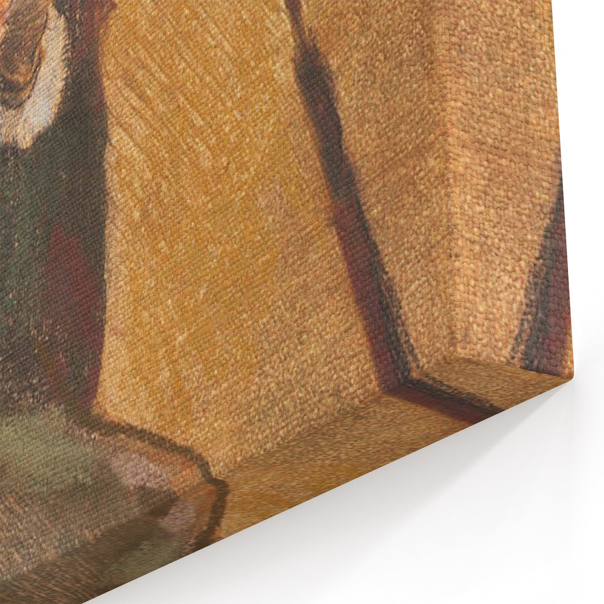 Impressionist Painting - Mary Cassatt at the Louvre by Degas Art Print